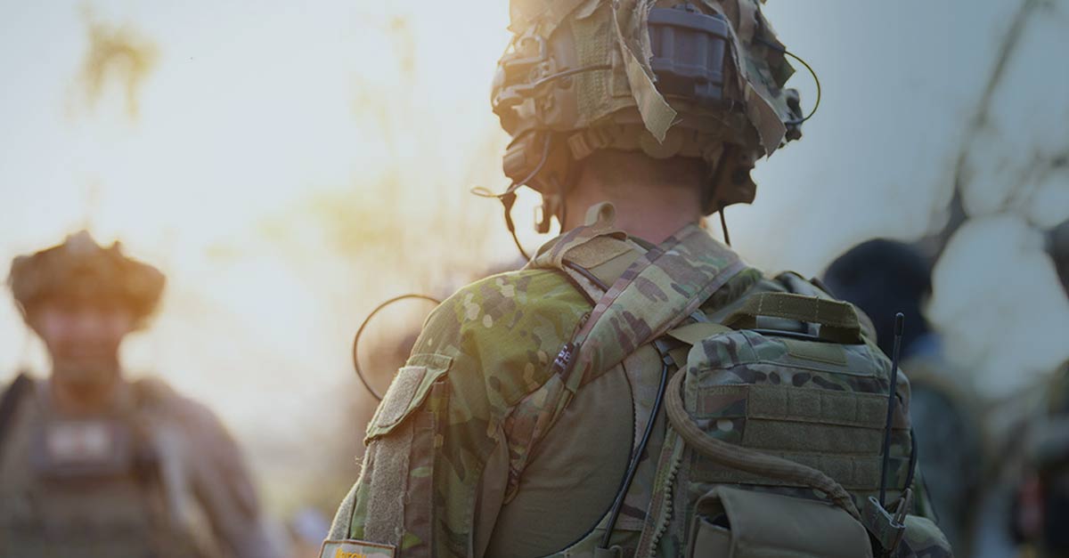 U.S. Marines in training illustrating lessons for managing healthcare IT and cybersecurity risks