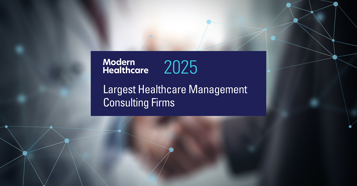 For 19th Year, PYA Ranks Among Nation’s Top 25 Healthcare Management Consulting Firms