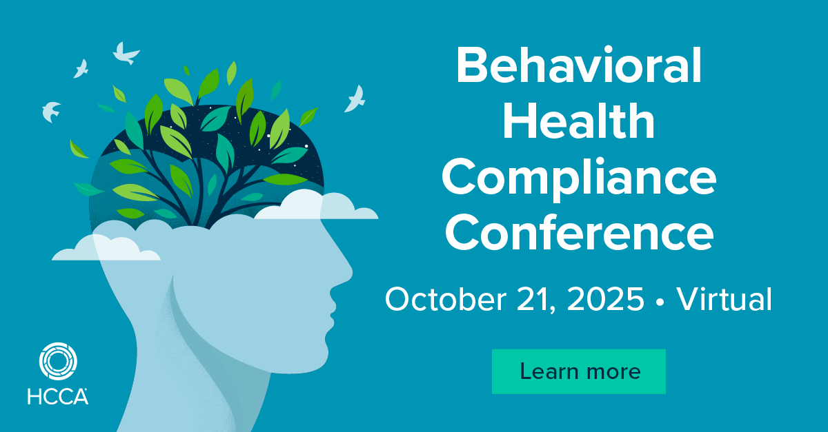 PYA is Media Partner for HCCA 2025 Behavioral Health Compliance Conference
