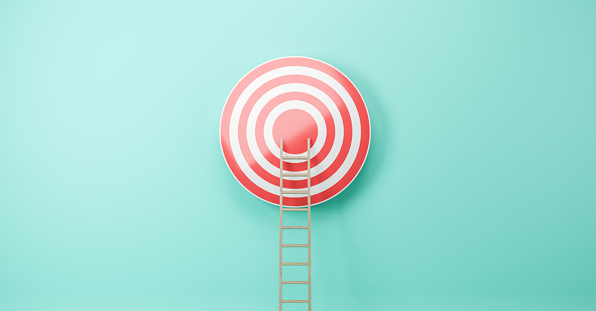 Target graphic with ladder representing healthcare organizations strengthening compliance governance, OIG Corporate Integrity Agreements, and regulatory oversight
